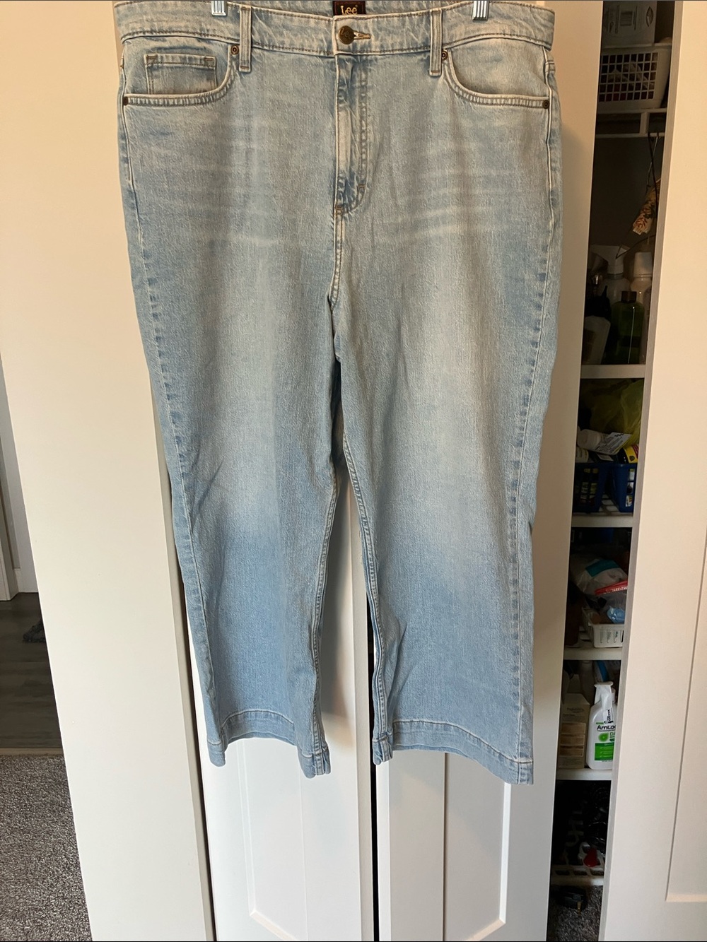 Lee Light Wash Denim Jeans with Lee Brand Patch
